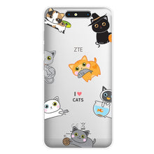 Load image into Gallery viewer, Phone Case for ZTE Blade V8 V7 lite mini A521 A520 L7 Z MAX Z982 A330 A910 A602 A610 A512 Cute soft silicon TPU Back Cover