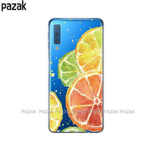 soft Cases For Samsung Galaxy A7 2018 Phone shell Colorful Printing Back Case Cover For Samsung A7 2018 A750 A750F 6.0 Inch