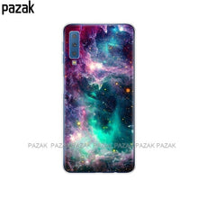 Load image into Gallery viewer, soft Cases For Samsung Galaxy A7 2018 Phone shell Colorful Printing Back Case Cover For Samsung A7 2018 A750 A750F 6.0 Inch