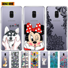 Load image into Gallery viewer, Silicone phone Case For Samsung Galaxy A8 2018 A530 A530F silicon Covers For Samsung A8 Plus 2018 A730 A730F Clear Case