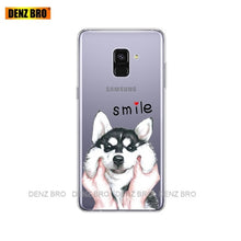 Load image into Gallery viewer, Silicone phone Case For Samsung Galaxy A8 2018 A530 A530F silicon Covers For Samsung A8 Plus 2018 A730 A730F Clear Case