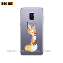 Load image into Gallery viewer, Silicone phone Case For Samsung Galaxy A8 2018 A530 A530F silicon Covers For Samsung A8 Plus 2018 A730 A730F Clear Case