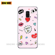 Load image into Gallery viewer, Silicone phone Case For Samsung Galaxy A8 2018 A530 A530F silicon Covers For Samsung A8 Plus 2018 A730 A730F Clear Case