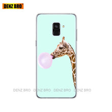 Load image into Gallery viewer, Silicone phone Case For Samsung Galaxy A8 2018 A530 A530F silicon Covers For Samsung A8 Plus 2018 A730 A730F Clear Case