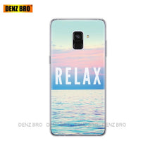 Load image into Gallery viewer, Silicone phone Case For Samsung Galaxy A8 2018 A530 A530F silicon Covers For Samsung A8 Plus 2018 A730 A730F Clear Case