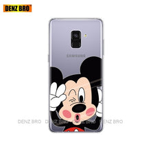 Load image into Gallery viewer, Silicone phone Case For Samsung Galaxy A8 2018 A530 A530F silicon Covers For Samsung A8 Plus 2018 A730 A730F Clear Case