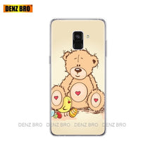 Load image into Gallery viewer, Silicone phone Case For Samsung Galaxy A8 2018 A530 A530F silicon Covers For Samsung A8 Plus 2018 A730 A730F Clear Case