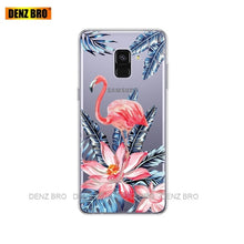 Load image into Gallery viewer, Silicone phone Case For Samsung Galaxy A8 2018 A530 A530F silicon Covers For Samsung A8 Plus 2018 A730 A730F Clear Case