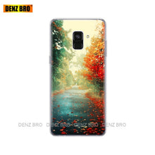 Load image into Gallery viewer, Silicone phone Case For Samsung Galaxy A8 2018 A530 A530F silicon Covers For Samsung A8 Plus 2018 A730 A730F Clear Case