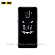 Load image into Gallery viewer, Silicone phone Case For Samsung Galaxy A8 2018 A530 A530F silicon Covers For Samsung A8 Plus 2018 A730 A730F Clear Case