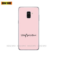 Load image into Gallery viewer, Silicone phone Case For Samsung Galaxy A8 2018 A530 A530F silicon Covers For Samsung A8 Plus 2018 A730 A730F Clear Case