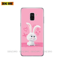 Load image into Gallery viewer, Silicone phone Case For Samsung Galaxy A8 2018 A530 A530F silicon Covers For Samsung A8 Plus 2018 A730 A730F Clear Case