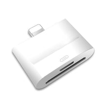 Load image into Gallery viewer, 30 pin to 8 pin adapter 2 in 1 Mobile Phone Adapter Micro V8 Transfer for iPhone 5 6 7 8 Converter for iphone Adapter 4 to 5