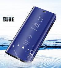 Load image into Gallery viewer, Moopok Smart Mirror Flip Phone Case For Huawei P20 P30 P10 Lite P30 P20 P10 Pro Full Cover Case For Huawei Mate 20 Lite Pro Case