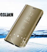 Load image into Gallery viewer, Moopok Smart Mirror Flip Phone Case For Huawei P20 P30 P10 Lite P30 P20 P10 Pro Full Cover Case For Huawei Mate 20 Lite Pro Case