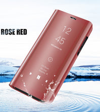 Load image into Gallery viewer, Moopok Smart Mirror Flip Phone Case For Huawei P20 P30 P10 Lite P30 P20 P10 Pro Full Cover Case For Huawei Mate 20 Lite Pro Case