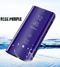 Load image into Gallery viewer, Moopok Smart Mirror Flip Phone Case For Huawei P20 P30 P10 Lite P30 P20 P10 Pro Full Cover Case For Huawei Mate 20 Lite Pro Case