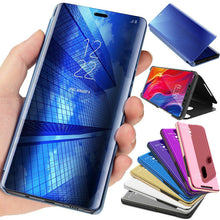 Load image into Gallery viewer, Smart Mirror Flip Case For Samsung Galaxy S10 S10E Plus Lite A50 A40 M20 M10 A30 A20 A10 A60 A70 A80 A90 M30 5G Phone  Cover