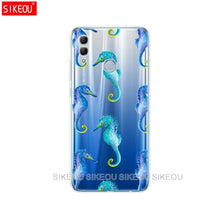Load image into Gallery viewer, silicone case for huawei honor 10 lite case 6.21 inch soft tpu back phone cover for honor 10 lite Coque Etui full 360 protective
