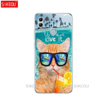 Load image into Gallery viewer, silicone case for huawei honor 10 lite case 6.21 inch soft tpu back phone cover for honor 10 lite Coque Etui full 360 protective