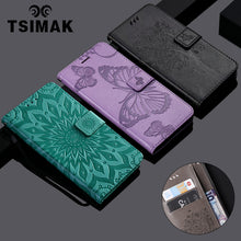 Load image into Gallery viewer, Tsimak Flip Leather Case For Huawei P8 P10 P20 P30 Lite Pro ALE-L21 Wallet Case Card Phone Cover Coque Capa