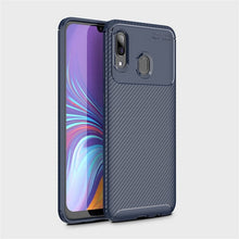 Load image into Gallery viewer, Raugee Case For Samsung A40 Case Cover Luxury Carbon Fiber Bumper Soft TPU Silicon Phone Case For Samsung Galaxy A40 A50 A20 A30