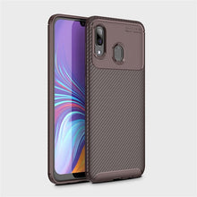 Load image into Gallery viewer, Raugee Case For Samsung A40 Case Cover Luxury Carbon Fiber Bumper Soft TPU Silicon Phone Case For Samsung Galaxy A40 A50 A20 A30